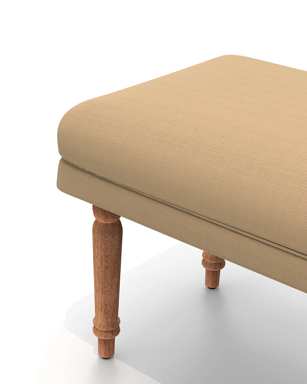 Chumbakdesign Furniture & Storage Nawaab Bench - Beach Beige 5 Chumbakdesign Furniture & Storage Nawaab Bench - Beach Beige