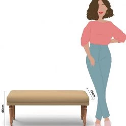 Chumbakdesign Furniture & Storage Nawaab Bench - Beach Beige 15 Chumbakdesign Furniture & Storage Nawaab Bench - Beach Beige