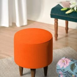 Chumbakdesign French Pouffe - Carribean Coral
