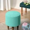 Chumbakdesign French Pouffe - Maldivian Teal 2 Chumbakdesign French Pouffe - Maldivian Teal
