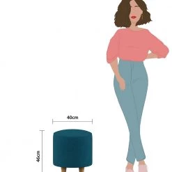 Chumbakdesign Furniture & Storage French Pouffe - Plain