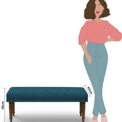 Chumbakdesign Nawaab Bench - Mediterranian Blue 14 Chumbakdesign Nawaab Bench - Mediterranian Blue