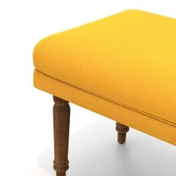 Chumbakdesign Nawaab Bench - Sahara Mustard
