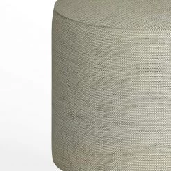 Chumbakdesign Furniture & Storage French Pouffe - Srilanka Ivory