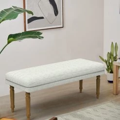 Chumbakdesign Furniture & Storage Nawaab Bench - Srilanka Ivory