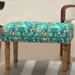 Chumbakdesign Furniture & Storage Nawaab Bench Small - Tropical Ikkat