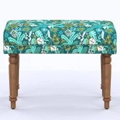Chumbakdesign Furniture & Storage Nawaab Bench Small - Tropical Ikkat