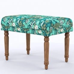 Chumbakdesign Furniture & Storage Nawaab Bench Small - Tropical Ikkat