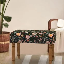 Chumbakdesign Nawaab Bench Small - Bohemian Paisleys Furniture & Storage