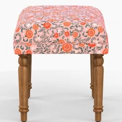 Chumbakdesign Furniture & Storage Nawaab Bench Small - Earthy Florals 13 Chumbakdesign Furniture & Storage Nawaab Bench Small - Earthy Florals