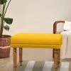 Chumbakdesign Nawaab Bench Small - Sahara Mustard
