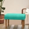Chumbakdesign Furniture & Storage Nawaab Bench Small - Maldivian Teal