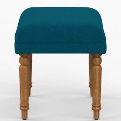 Chumbakdesign Furniture & Storage Nawaab Bench Small - Mediterranian Blue 14 Chumbakdesign Furniture & Storage Nawaab Bench Small - Mediterranian Blue