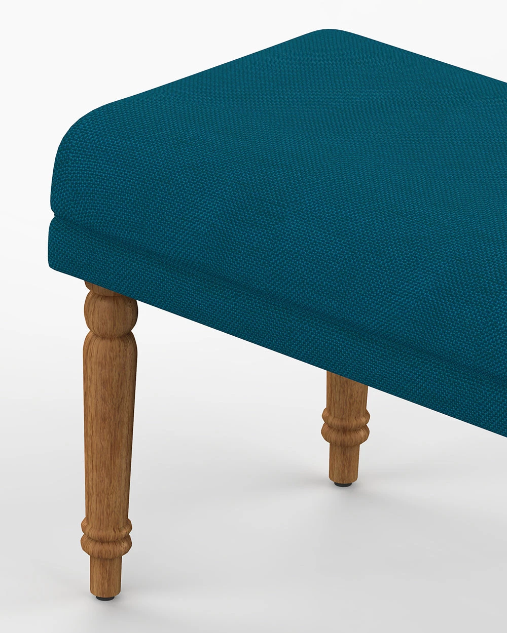 Chumbakdesign Furniture & Storage Nawaab Bench Small - Mediterranian Blue 7 Chumbakdesign Furniture & Storage Nawaab Bench Small - Mediterranian Blue