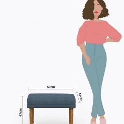 Chumbakdesign Furniture & Storage Nawaab Bench Small - Sailor Blue 19 Chumbakdesign Furniture & Storage Nawaab Bench Small - Sailor Blue