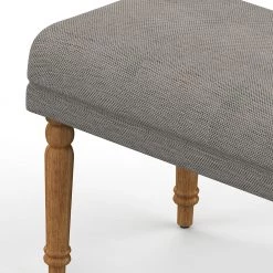 Chumbakdesign Furniture & Storage Nawaab Bench Small - Bangalore Grey