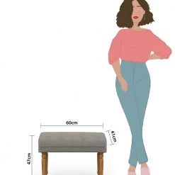 Chumbakdesign Furniture & Storage Nawaab Bench Small - Bangalore Grey