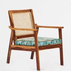 Chumbakdesign Furniture & Storage French Rattan Arm Chair -Spring Bloom 11 Chumbakdesign Furniture & Storage French Rattan Arm Chair -Spring Bloom