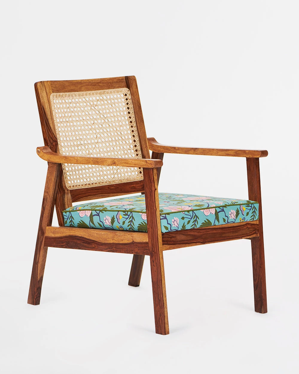 Chumbakdesign Furniture & Storage French Rattan Arm Chair -Spring Bloom 5 Chumbakdesign Furniture & Storage French Rattan Arm Chair -Spring Bloom