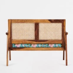 Chumbakdesign Furniture & Storage French Rattan Loveseat-2 Seater,Spring Bloom 13 Chumbakdesign Furniture & Storage French Rattan Loveseat-2 Seater,Spring Bloom