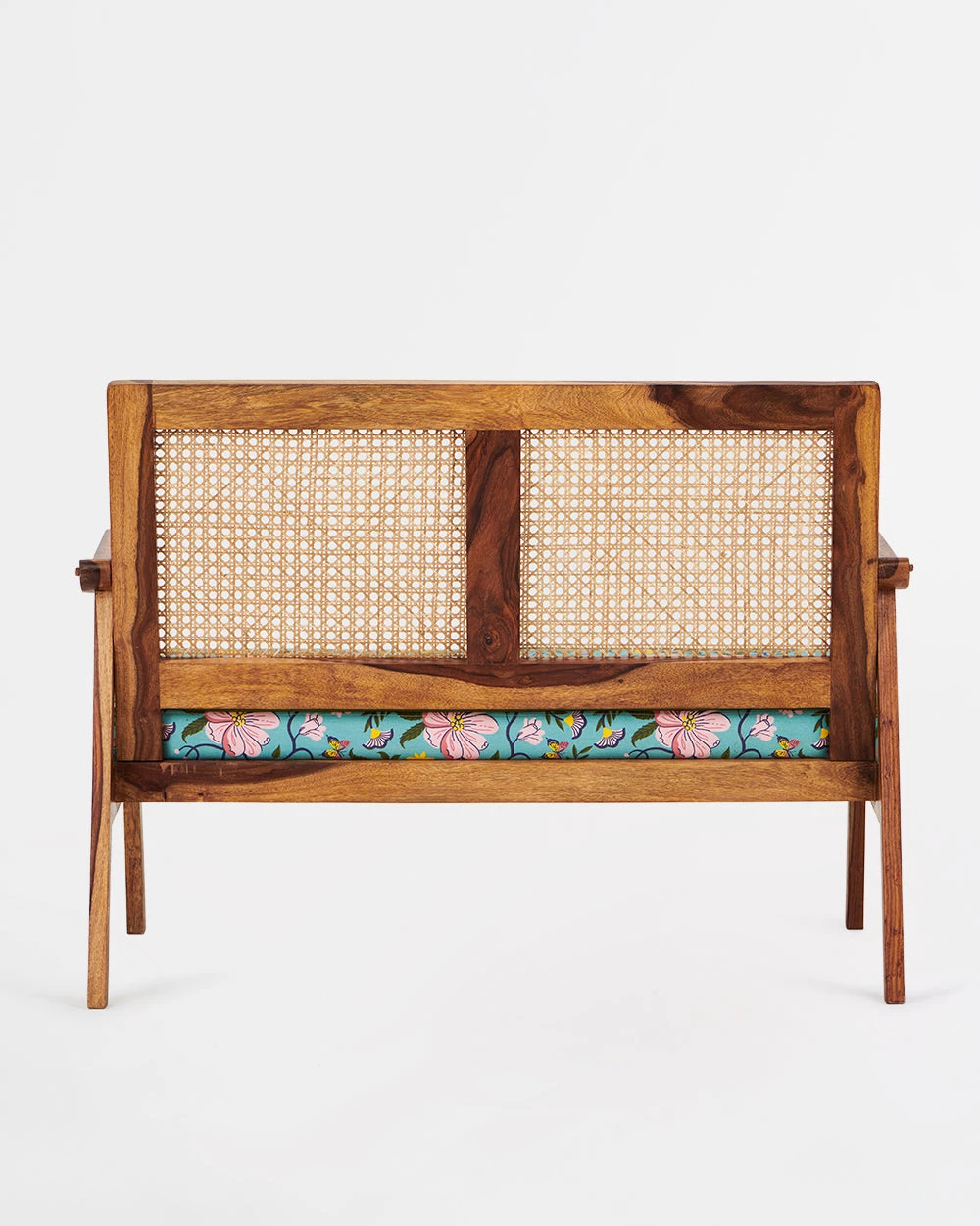 Chumbakdesign Furniture & Storage French Rattan Loveseat-2 Seater,Spring Bloom 7 Chumbakdesign Furniture & Storage French Rattan Loveseat-2 Seater,Spring Bloom