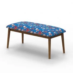 Chumbakdesign Furniture & Storage Jodhpur Bench - India Paisleys Blue