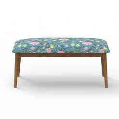 Chumbakdesign Furniture & Storage Jodhpur Bench - Spring Bloom Teal