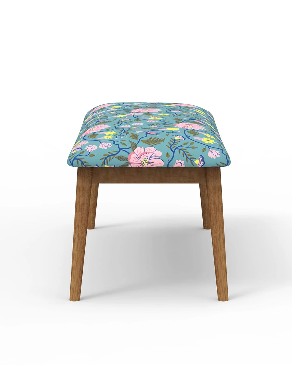 Chumbakdesign Furniture & Storage Jodhpur Bench - Spring Bloom Teal 5 Chumbakdesign Furniture & Storage Jodhpur Bench - Spring Bloom Teal