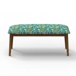 Chumbakdesign Jodhpur Bench - Tropical Ikkat Green
