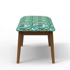 Chumbakdesign Jodhpur Bench - Tropical Ikkat Green