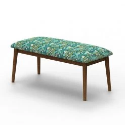 Chumbakdesign Jodhpur Bench - Tropical Ikkat Green