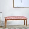 Chumbakdesign Jodhpur Bench - Earthy Florals Peach Furniture & Storage