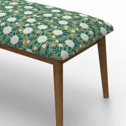 Chumbakdesign Furniture & Storage Jodhpur Bench - Spring Marigold Green