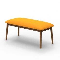 Chumbakdesign Jodhpur Bench - Sahara Mustard