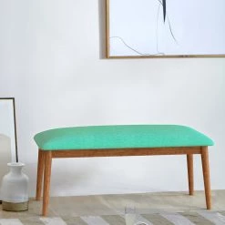 Chumbakdesign Jodhpur Bench - Maldivian Teal Furniture & Storage