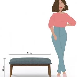 Chumbakdesign Furniture & Storage Jodhpur Bench - Sailor Blue