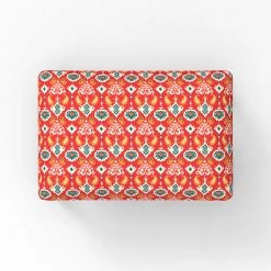 Chumbakdesign Jodhpur Bench Small -Red Ikkat