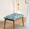 Chumbakdesign Jodhpur Bench Small - Spring Bloom Teal Furniture & Storage