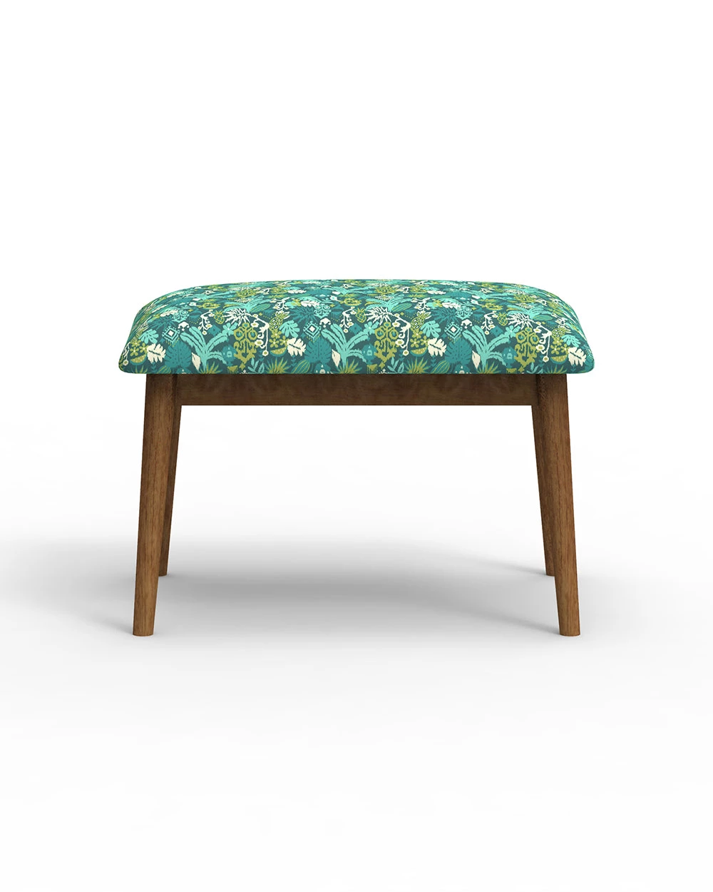Chumbakdesign Furniture & Storage Jodhpur Bench Small - Tropical Ikkat Green 4 Chumbakdesign Furniture & Storage Jodhpur Bench Small - Tropical Ikkat Green