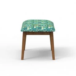 Chumbakdesign Furniture & Storage Jodhpur Bench Small - Tropical Ikkat Green 13 Chumbakdesign Furniture & Storage Jodhpur Bench Small - Tropical Ikkat Green