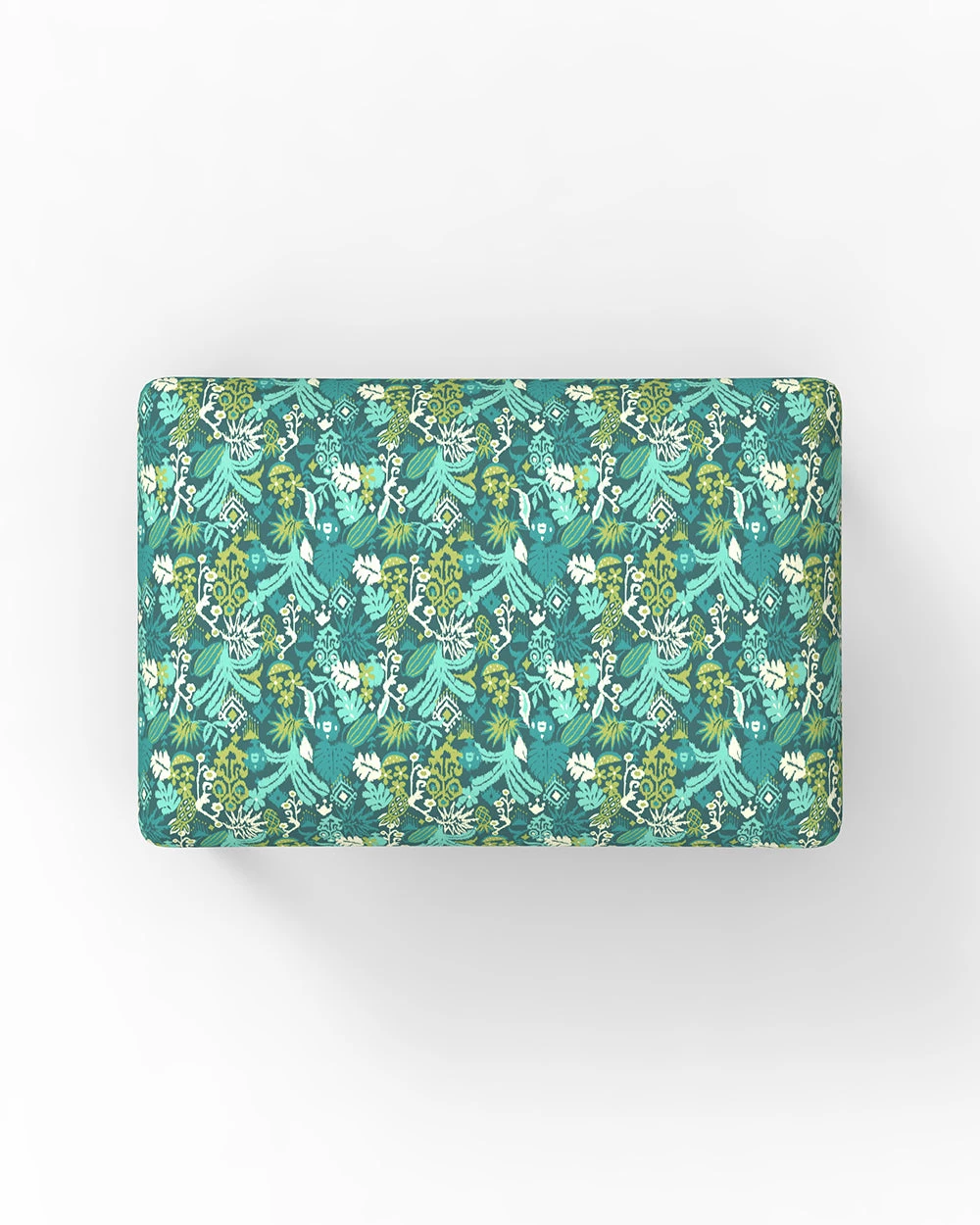 Chumbakdesign Furniture & Storage Jodhpur Bench Small - Tropical Ikkat Green 8 Chumbakdesign Furniture & Storage Jodhpur Bench Small - Tropical Ikkat Green