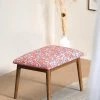 Chumbakdesign Jodhpur Bench Small - Earthy Florals Peach 2 Chumbakdesign Jodhpur Bench Small - Earthy Florals Peach