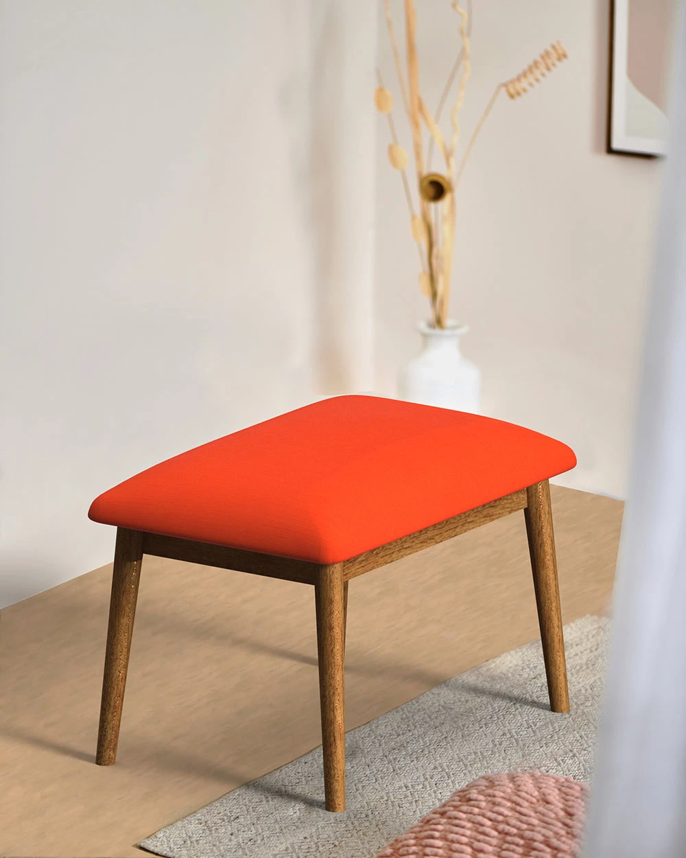 Chumbakdesign Jodhpur Bench Small - Carribean Coral 3 Chumbakdesign Jodhpur Bench Small - Carribean Coral
