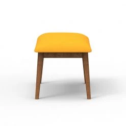 Chumbakdesign Jodhpur Bench Small- Sahara Mustard