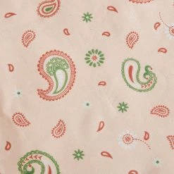 Chumbakdesign Bed & Furnishing TEAL By Chumbak Cypress Paisleys Double Bedsheet Queen Size, 136TC, Peach 11 Chumbakdesign Bed & Furnishing TEAL By Chumbak Cypress Paisleys Double Bedsheet Queen Size, 136TC, Peach