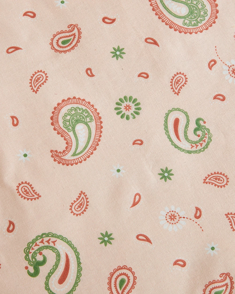 Chumbakdesign Bed & Furnishing TEAL By Chumbak Cypress Paisleys Double Bedsheet Queen Size, 136TC, Peach 6 Chumbakdesign Bed & Furnishing TEAL By Chumbak Cypress Paisleys Double Bedsheet Queen Size, 136TC, Peach