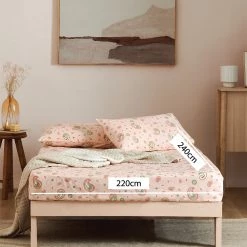 Chumbakdesign Bed & Furnishing TEAL By Chumbak Cypress Paisleys Double Bedsheet Queen Size, 136TC, Peach 13 Chumbakdesign Bed & Furnishing TEAL By Chumbak Cypress Paisleys Double Bedsheet Queen Size, 136TC, Peach