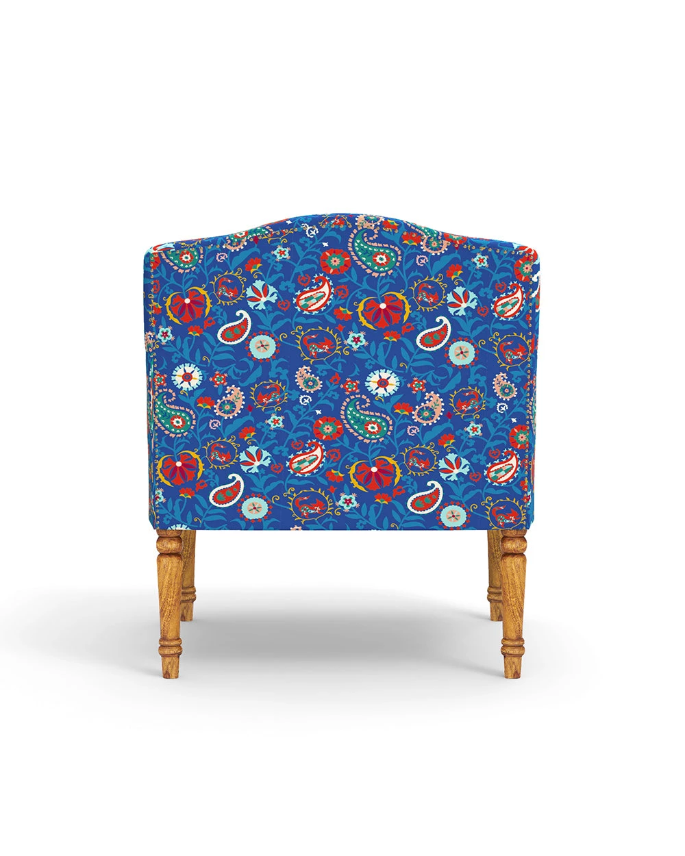 Chumbakdesign Furniture & Storage Nawaab Arm Chair - India Paisleys Blue 6 Chumbakdesign Furniture & Storage Nawaab Arm Chair - India Paisleys Blue