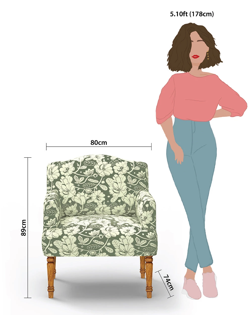 Chumbakdesign Nawaab Arm Chair - Grey's Garden Furniture & Storage 8 Chumbakdesign Nawaab Arm Chair - Grey's Garden Furniture & Storage