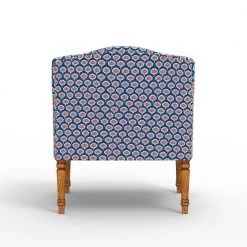 Chumbakdesign Furniture & Storage Nawaab Arm Chair - Blue Ikkat